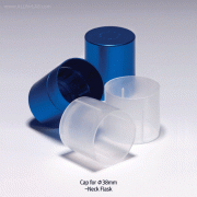 Aluminum and PP Φ38-neck Culture Flask Cap, for Aerobic CultureIdeal for od Φ38mm Culture Flask & Vessel, Autoclavable, 알루미늄 & PP 컬쳐 캡