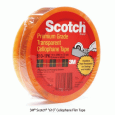 3M® Scotch® “610” Cellophane Film Tape, with Pressure Sensitive Rubber Resin, Up to 140℃Ideal for High-Temperature Packaging, Adhesive to a Variety of Materials, 라이트 듀티 테이프