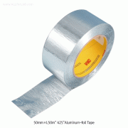 3M® “425” 50mm×L50m Aluminum-foil Tape, 0.12mm ThickFor Conducting·Shielding·Sealing, Pressure Sensitive Acrylic Adhesive, 알루미늄 호일 테이프