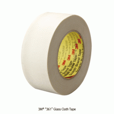 3M® “361” Glass Cloth Tape, Silicone Adhesive, Clean Removal, -54℃+232℃, w50mm×L54.8mIdeal for High Temperature Performance, Strong Abrasion Resistant, Durable, 유리섬유 테이프
