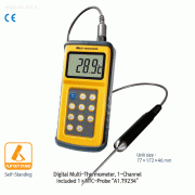 DAIHAN® IP67 Waterproof Digital Thermocouple Thermometer, with 1 NTC-ProbeWith 10 Sets Memories Data Storage, Recalling & Clearing, -50℃+300℃, 방수 / 휴대용 1채널 디지털 온도계