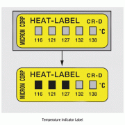 Temperature Indicator Label, 5-Steps, Irreversibility, 40℃~260℃Ideal for Measuring High Temperature, 43×16mm, 표면 온도 측정지