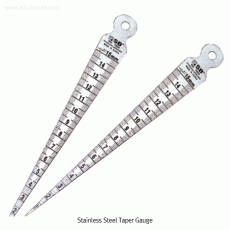 SB® Stainless-steel Taper Gauge, 1~15mm, ±0.05Made of SS420J Heat Treated Iron, 테퍼 게이지