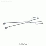 Bochem® Sterilizing Tong, L280mm, 5mm ThicknessMade of Non-magnetic Stainless-steel, Polished Surface, 멸균용 집게