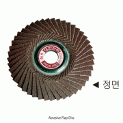 디스크휠페이퍼(연마), Abrasive Flap Disc
