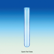 Quartz Test Tube, with 1.5 thickness, Φ10×h75 to Φ18×h165 mmWithout Graduation, max 1250℃ in use, Softening Point 1680℃, 석영 시험관