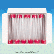 SciLab® High-grade GL-screwcap Tube, Boro-glass 3.3, Excellent for Multi Function, 11~280㎖With PTFE / Silicone Septa (3mm-thick) Sealed DURAN® PBT Cap & Uni-PP Cap, DIN GL14~45, 고품질 스크류캡 시험관