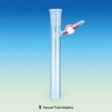 Vacuum Tube Adapter, with Side Stem Stopcock for Low~Middle Vacuum, 스탑콕 시험관