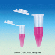 Biofil® PP 1.5~5㎖ Conical Centrifuge Tube, with Lid Lock, Maximum Rotate Speed up to 25,000xgIdeal for Sample Storage, Operation and Centrifugation, with Frosted Marking Area, 1.5~5㎖ 원심관