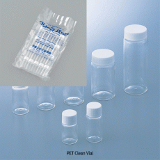 PET Clean Vial, for Clean Room 10~100㎖With PP Screwcap, PET 바틀