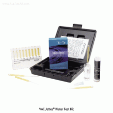 CHEMetrics® VACUettes® Water Test Kit, High-range Visual Colorimetric Analysis, for High Conc. SamplesWith Capillary Tip, 30 Ampoules with Comparator, Auto-dilution, 수질시험키트, 비색법, 고농도 시료용