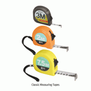Classic Measuring Tapes, with Lock Case, L2m/L3m/L7.5m, Easy to Use, 일반형 줄자