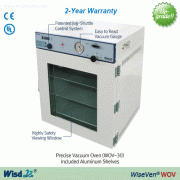 Precise Vacuum Oven, highly viewing window wov