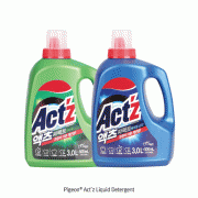 Pigeon® Act’z Liquid Detergent, General- & Antibac-type 3LitIdeal for Cotton·Polyester·Rayon·Nylon·Acrylic, No Detergent Residue, 액츠 액생 세탁세제