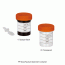 mediclin® All-PP Stool/Sputum Specimen Container, Black & Transparent, with Screwcap, Marking Label, 25㎖<br>Ideal for Stool·Sputum·Medical Sample, etc., with or without Spoon, <Korea-made>, 채변통·객담통 겸용