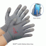ORUNTM Comfort Multiuse Nylon Glove, Grip Tap Coated, Touch Screen, Palm Dot-type, L210~240mm Ideal for Light Working/Leisure/Camping, 편리성 다용도 나일론 장갑, 모바일폰 터치가능, 통기성/신축성/그립성 우수