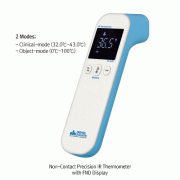 DAIHAN® Non-Contact Precision IR Thermometer, with FND Display, Ergonomic Hand Grip