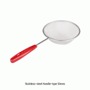 Stainless-steel Handle-type Sieves, Multiuse, with PP Handle, Φ130~185mm, 손잡이형 망체