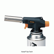 Kovea Gas Torch, Piezo-electric Auto-ignition, 135gWith Adjustable Flame, One-Touch Coupling, 가스 토치, 압전 자동점화