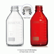 DURAN® Primary Packaging PURE Bottle & Screwcap, Developed for Pharma, GL25·GL45·GLS80, 25~20,000㎖ <br> Ideal for APIs & GMP Manufacturing, Clear & Amber, Qualification Package, Boro-glass 3.3, 퓨어바틀, 제약 및 바이오 산업용에 적합, 캡 별매