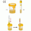 mediclin® 120㎖ Convenient PP Specimen Container&10㎖ PET Vacuum Tube, CE Certified, Sterile Ideal for Urine Collection·Transportation·Storage, 멸균 샘플 컨테이너 & 진공튜브, 소변검사용, 컵과 튜브 개별 구매