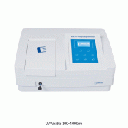 EMCLAB® UV/Vis Spectrophotometer “EMC-11-UV” with Basic/Professional Software Sets, 200 ~ 1000 nm with Standard 4-Cell Holder, EMCLAB Works Certificate, Tungsten & Deuterium Lamp, 자외선/가시광 분광광도계