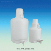 SciLab® 5 ~ 50 Lit Autoclavable PP and HDPE Aspiration BottleWith PP Stopcock & Screwcap, with Spigot & Handle, PP & HDPE 아스피레이터 바틀