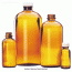 Wheaton® Amber Glass Narrow Neck Bottle, 30~1,000㎖With Boston Round & Chemical Resist Screwcap, ASTM·EPA·USP, [ USA-made ] , 갈색 세구병