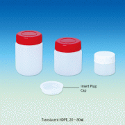 Wisd HDPE Reagent/Sample Bottle, with DIN/GL-32 & 45 PP Screwcap, 20~2,000㎖Translucency & Opaque Amber, Fine Graduated, -50℃+105/120℃ Stable, HDPE바틀,광구