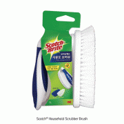 3M® Scotch® Household Scrubber Brush, with Easy Grip Rubber HandleVarious Purposes, Ideal for Cleaning Surface, 스카치® 다용도 브러쉬