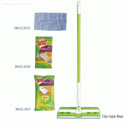 3M® Scotch® Clip-type Mop, with Cloths & Adjustable Handle(500mm), 35× 1 3×h85/ 1 35cmFor Dust, Grease, Moisture Removing, Cleaning Cloths Sold Separately, 스카치® 클립형 막대걸레