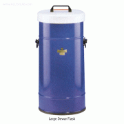 KGW® 4~40 Lit Large Carrying Dewar Flask, with Insulating LidIdeal for Liquid Nitrogen LN 2 , Dry Ice CO 2 , etc. , [ Germany-made ] , 대용량 저장 / 운반용 드와 플라스크