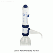 Witeg® Labmax-airLess Premium® Dispenser Set, Built-in Recalibration & Mechanical Air-purging, 0.25~100㎖With Glass-cylinder · FEP Ejection Channel · PTFE Piston · Safety-Lock · Rocker Switch-control · GL-Screw Adapter SetIdeal for Solvent & Chemical Reage
