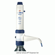 Witeg® Labmax-Classic® Dispenser Set, with Mechanical Air-purging & Zero Loss of Regent, 0.25~250㎖With Glass-cylinder · FEP-ejection Channel · PTFE piston · Safety-Lock · Rocker Switch-control · GL-Screw Adapter SetIncl. Individual Certificate, Wide-range