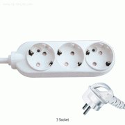 Winners® General Multiple Socket-outlet, Polycarbonate/PC ABS, AC 250V, 1 5AWith Function for Prevention of Electric Shock, Earth-type, Heat-Resistant, 1 .5~ 1 0m, 멀티탭 ( 접지 )
