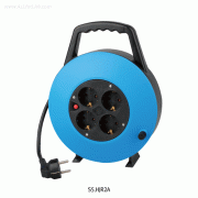 Seise® Electric Code Reel, 4Hole(Outlet) Grounding-type, 250V, 1 .5mm×3C CordWith Overload Circuit Breaker, 1 0~50m, 과부하차단기 부착형 전선릴