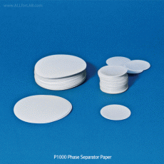 CHMLAB® P1000 Phase Separator Paper, Φ125·150mmIdeal for Organic Solutions, Batch Traceable, P1000 Phase 여과지