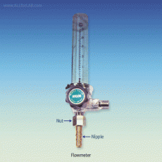 Myungshin® Flowmeter, Including Nut & Nipple, 25ℓ/min, 유량계