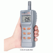 DAIHAN® Combo Air Quality Meter of CO·CO 2 ·Temp·RH%·Dew-point·Wet Bulb, PC Data Analysis0~1000ppm-CO, 0~9999ppm- CO 2 , -20+60℃, 0.1~99.9% RH, -20+59.9℃-DP, -5+59.9℃-WB, Alarm 콤보 에어테스터