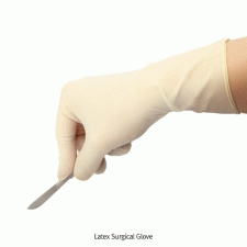 Sterile Latex Surgical Glove, Comfort Fit, Powder-Free, L280mmWith Micro Rough Surface, Disposable, 6.5″~ 7.5″, 수술용 멸균 라텍스 장갑