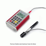 SAUTER® Premium Mobile Leeb Hardness Tester for Metal, with Backlight, Standard Test Block, Hand Carrying CaseMeasurement Value Display ; Rockwell(Type A, B, C) · Vickers(HV) · Shore(HS) · Leeb(HL) · Brinell(HB), 프리미엄 리브 경도측정기