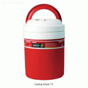 Windax® PP Cooling Vessel, Round-type, with Safety Locking Lid & Handle, 2.3·7 LitFor Easy-handling, Polypropylene Safe-sealing, -10℃~+125/140℃, 다용도 보온용기