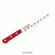 Dorco® Narcissus Knife, Strong Cutting Force, Ergonomical DesignWith Rivets on Handle, Holes on the Blade, 수선화 식도