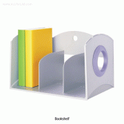 Sysmax® Bookshelf, with Handle, 3 Space-typeFor Document Storage / Classification, Gray, 3 단 멀티책꽂이