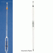 Witeg® Premium Certified AS-and B-class Volumetric Pipet, with Batch Certificate, 0.5~ 100㎖With Amber Stain Graduation & Color-code, DIN / ISO , [ Germany-made ] , 볼류메트릭/홀 피펫, 갈색침투눈금