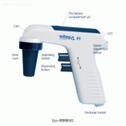 Witeg® PREMIUM Rechargeable Pipet Aid, with LCD Display, for 0. 1 ㎖ ~ 1 00 ㎖ PipetsWith 8 Different Speed Levels, [ Germany-made ] , 프리미엄급 피펫에이드, 재충전식