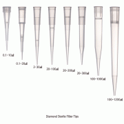 Gilson® Diamond Sterile Filter Tip, Hinged Rack Set, Perfect for Gilson & Witeg-pipettorWith Graduated Volume Marker, 0.1~1,200㎕, [ France-made ] , 길슨 멸균 필터 팁