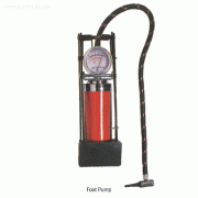 Foot Pump, Compact Heavy Duty Design, with Gauge, 발펌프, 외발용