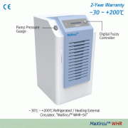 DAIHAN® -30+200℃ Precise Refrigerated Heating External Circulator “MaXircu TM WHR” , Fill-10·18·25 LitIdeal for Evaporator/Reactor &c. Heating & Cooling Line, with Pre-Cooling Sys, Used with External Direct Contact K-type Temp Probe(Optional)With High Qua