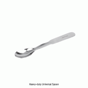 Heavy-duty Universal Spoon, with Rigid Flat Handle Spatula, L150~320mmIdeal for Foodstuff & Media, Non-magnetic 18/10 Stainless-steel, Multi-use, 만능형 스푼